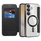 Tech-Flex Flip deksel Samsung Galaxy S24 FE 5G MagSafe Svart thumbnail
