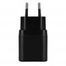 Deltaco Vegglader USB-C PD hurtiglader 20W - Svart thumbnail