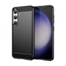 Tech-Flex TPU Deksel Carbon for Samsung Galaxy S24 5G svart thumbnail