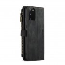CaseMe retro multifunksjonell Lommebok deksel Samsung Galaxy S20 5G svart thumbnail