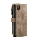 CaseMe retro multifunksjonell Lommebok deksel iPhone XS Max brun thumbnail