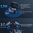 TWS Bluetooth In-Ear Hodetelefoner mini Bluetooth 5.3 - Hvit thumbnail
