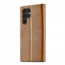 LC.IMEEKE Lommebok deksel for Samsung Galaxy S25 Ultra 5G cognac thumbnail