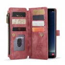 CaseMe retro multifunksjonell Lommebok deksel Samsung Galaxy S8 Plus rød thumbnail