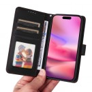 BETOPNICE 2-i-1 Lommebok deksel iPhone 16 Plus svart thumbnail