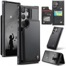 CaseMe Deksel med kortlomme Samsung Galaxy S25 Ultra 5G svart thumbnail