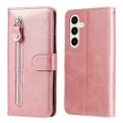 Deksel Multifunksjonell Zipper Samsung Galaxy S24 FE 5G Roségull thumbnail