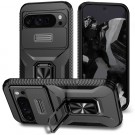 Tech-Flex TPU + PC Deksel med Ring Grep Google Pixel 9 Pro XL 5G svart thumbnail