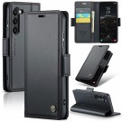 CaseMe Lommebok deksel for Samsung Galaxy S25 5G svart thumbnail