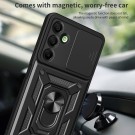 Tech-Flex TPU + PC Deksel med Ring Grep Samsung Galaxy A16 svart thumbnail