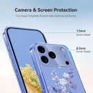 Fashion TPU Deksel for iPhone 17 Pro Max - blomster thumbnail