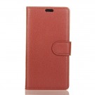 Lommebok deksel for HTC U Ultra brun thumbnail
