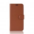 Lommebok deksel for Samsung Galaxy A20e brun thumbnail