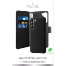 Puro 2-i-1 Magnetisk Lommebok-deksel Samsung Galaxy S23+ Plus 5G Svart thumbnail