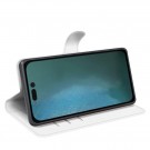 Lommebok deksel for iPhone 14 Pro Max hvit thumbnail