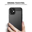 Tech-Flex TPU Deksel Carbon iPhone 12/12 Pro svart thumbnail
