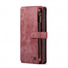 CaseMe retro multifunksjonell Lommebok deksel Samsung Galaxy S20 5G rød thumbnail