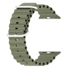 xDfind Ocean Silikon klokkereim Apple Watch 44/45/46/49mm - Mørk grønn thumbnail