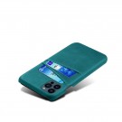Tech-Flex TPU Deksel med PU-lær plass til kort iPhone 13 Pro grønn thumbnail