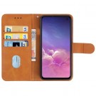 Lommebok deksel for Samsung Galaxy S10e brun thumbnail