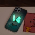 Fashion TPU Deksel for iPhone 14 Pro Max - Blue Butterfly thumbnail