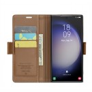 CaseMe Lommebok deksel for Samsung Galaxy S25 Ultra 5G brun thumbnail