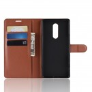 Lommebok deksel for Sony Xperia 1 brun thumbnail