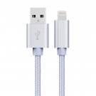 Enkay Hat-Prince 8 Pin Lightning kabel iPhone 12W sølv thumbnail