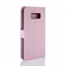 Lommebok deksel for Samsung Galaxy S8 Plus lys rosa thumbnail