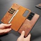 DG.Ming 2-i-1 Lommebok-deksel I Lær Samsung Galaxy S21 Ultra 5G brun thumbnail