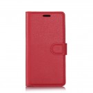 Lommebok deksel for Nokia 6 rød thumbnail