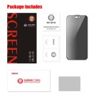 Enkay Hat-Prince Herdet Glass Privacy skjermbeskytter iPhone 16 pro svart kant thumbnail