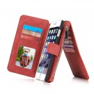 CaseMe 2-i-1 Lommebok deksel iPhone 6 Plus / 6S Plus rød thumbnail