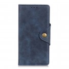 Lommebok deksel Retro for iPhone 12 / 12 Pro mørk blå thumbnail