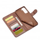 LC.IMEEKE Lommebok deksel for Samsung Galaxy S22+ plus 5G brun thumbnail