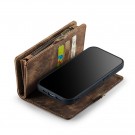 CaseMe 2-i-1 Lommebok deksel iPhone 12/12 Pro brun thumbnail