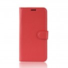 Lommebok deksel for Samsung Galaxy A20s rød thumbnail
