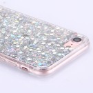 TPU Deksel Bling Glitter Powder iPhone 7/8/SE (2020/2022) sølv thumbnail