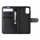Lommebok deksel for Samsung Galaxy A41 svart thumbnail