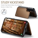 CaseMe Deksel med kortlomme Samsung Galaxy S26 FE 5G brun thumbnail