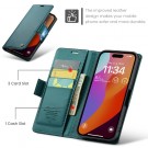 CaseMe Lommebok deksel for iPhone 16 Pro Grønn thumbnail