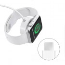 Magnetisk trådløs USB-C Apple Watch Ladekabel hvit thumbnail