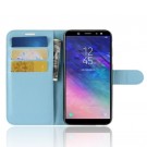 Lommebok deksel for Samsung Galaxy A6 (2018) blå thumbnail