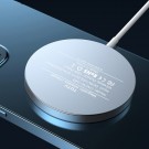 TOTU MagSafe hurtiglading Magnetisk trådløs lader 15W hvit thumbnail