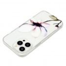 Fashion TPU Deksel for iPhone 14 pro max - blomster thumbnail