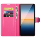 Lommebok deksel for Sony Xperia 10 III rosa thumbnail