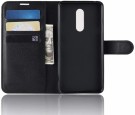 Lommebok deksel for LG G7 Fit svart thumbnail
