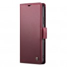 CaseMe Lommebok deksel for Samsung Galaxy S25 Edge 5G rød thumbnail