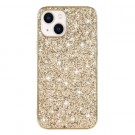Fashion TPU Deksel Glitter Powder iPhone 14/13 - Gull thumbnail