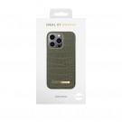iDeal of Sweden iPhone 13 Pro Atelier Case Khaki Croco thumbnail